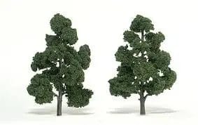 Woodland Scenics Ready Made Trees 7-8in (2pcs) Woodland Scenics TRAINS - SCENERY