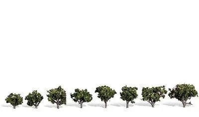 Woodland Scenics Realistic Trees Medium Green .75-1.25in (8pcs) Woodland Scenics TRAINS - SCENERY