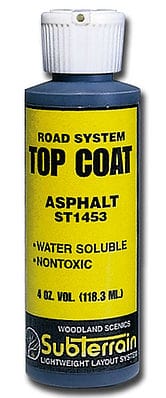 Woodland Scenics St1453 Top Coat Asphalt Woodland Scenics PAINT, BRUSHES & SUPPLIES