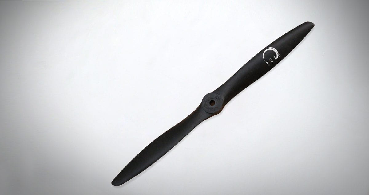 Xoar PJG 13x7 Nylon Fiber Glow Prop Black XOAR RC PLANES - PARTS