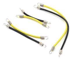 Yeah Racing 1/10 Crawler Scale Accessory Set (Bungee Cords - 3 lengths) - Hobbytech Toys