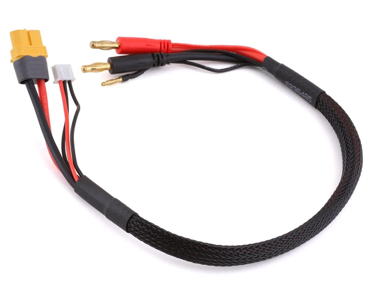 Yeah Racing 2S Charge/Balance Adapter Cable (XT60 Female to 4mm Bullets) - Hobbytech Toys