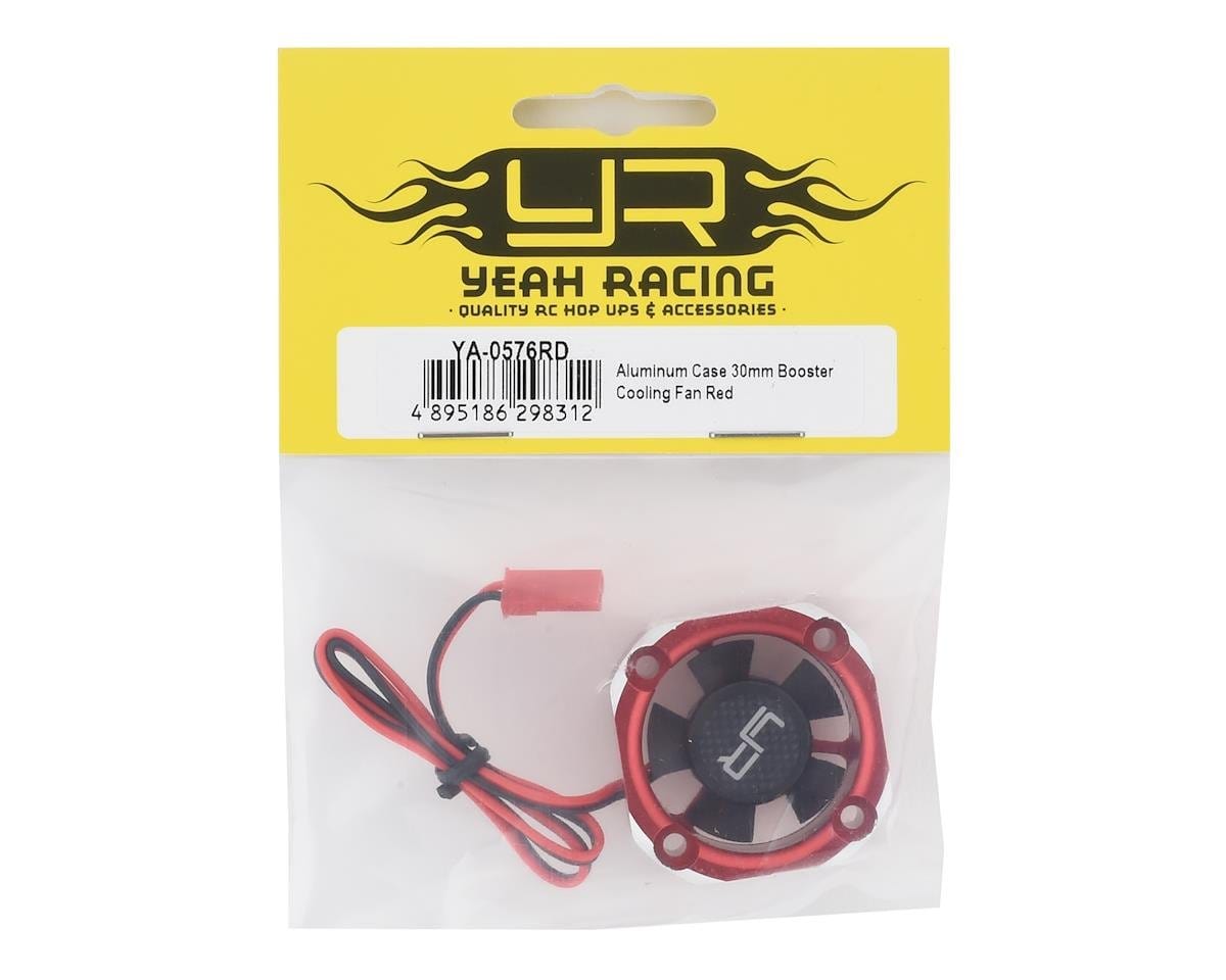 Yeah Racing 30x30 Aluminum Case Booster Fan (Red) - Hobbytech Toys