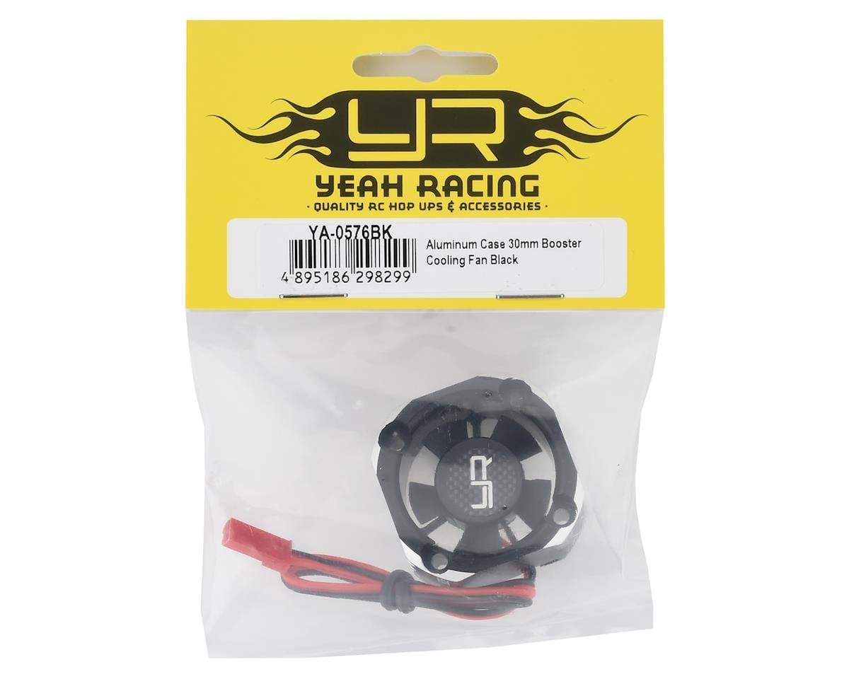 Yeah Racing 30x30mm Aluminum Case Booster Fan (Black) - Hobbytech Toys