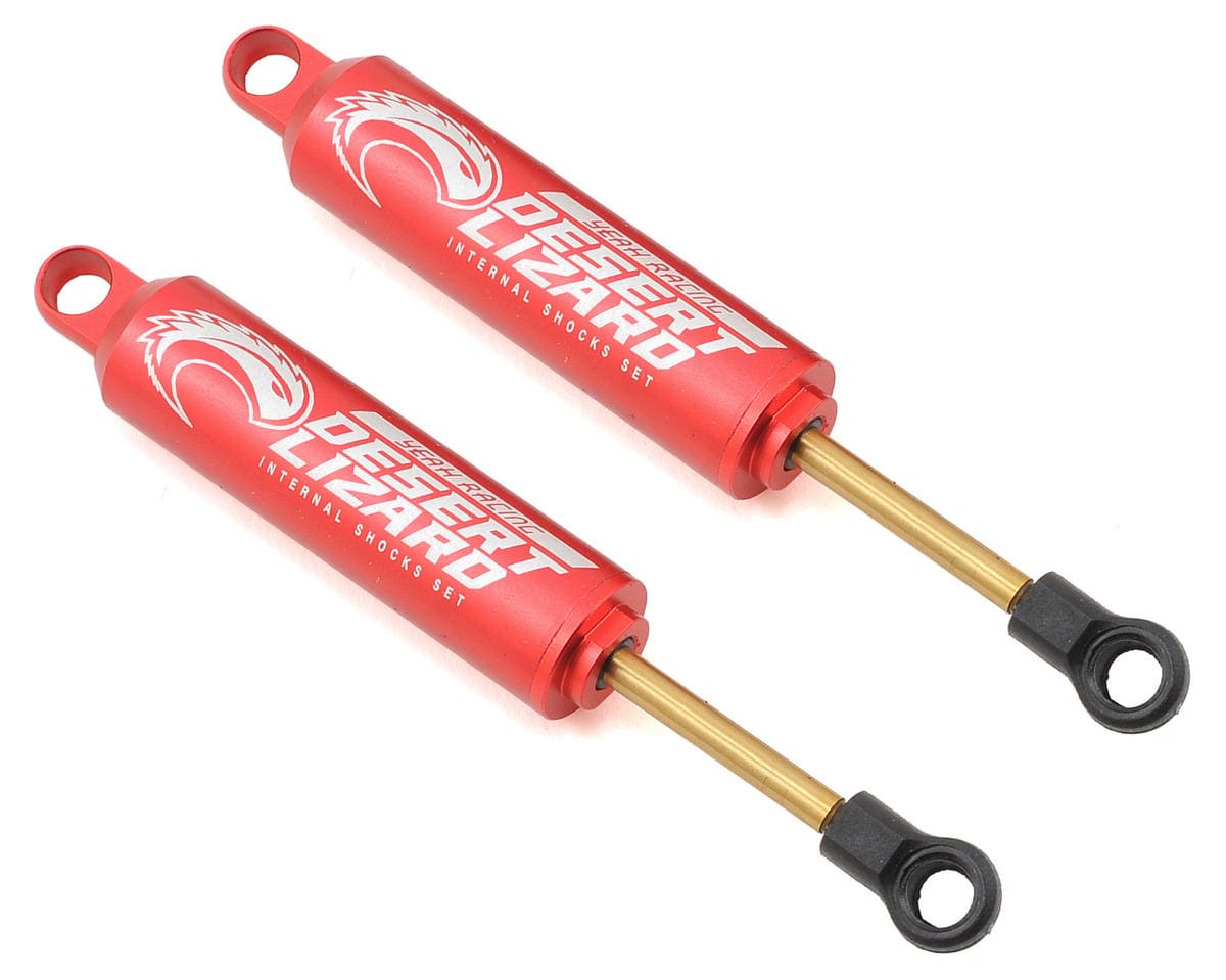 Yeah Racing 90mm Desert Lizard Two Stage Internal Spring Shock (2) (Red) - Hobbytech Toys
