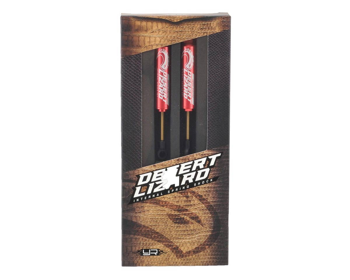 Yeah Racing 90mm Desert Lizard Two Stage Internal Spring Shock (2) (Red) - Hobbytech Toys