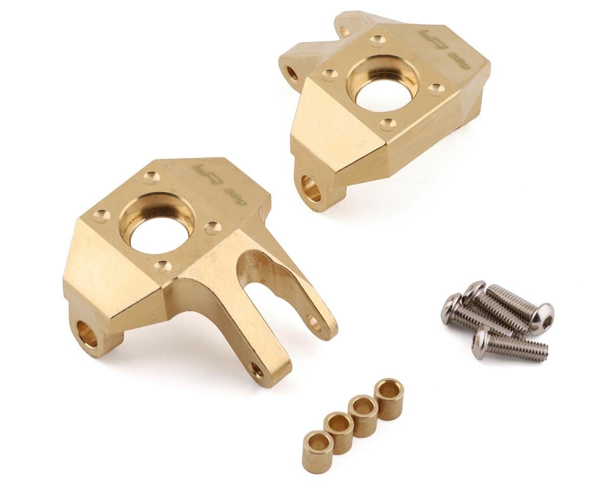 Yeah Racing Axial SCX10 II High Mass Brass Left & Right Steering Knuckles (2) - Hobbytech Toys