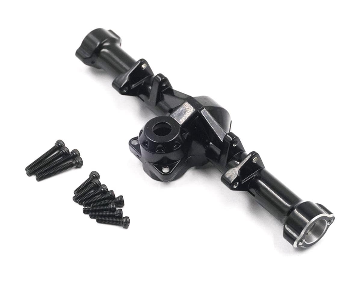 Yeah Racing SCX24 Aluminum Rear Axle Housing (Black) Yeah Racing RC CARS - PARTS