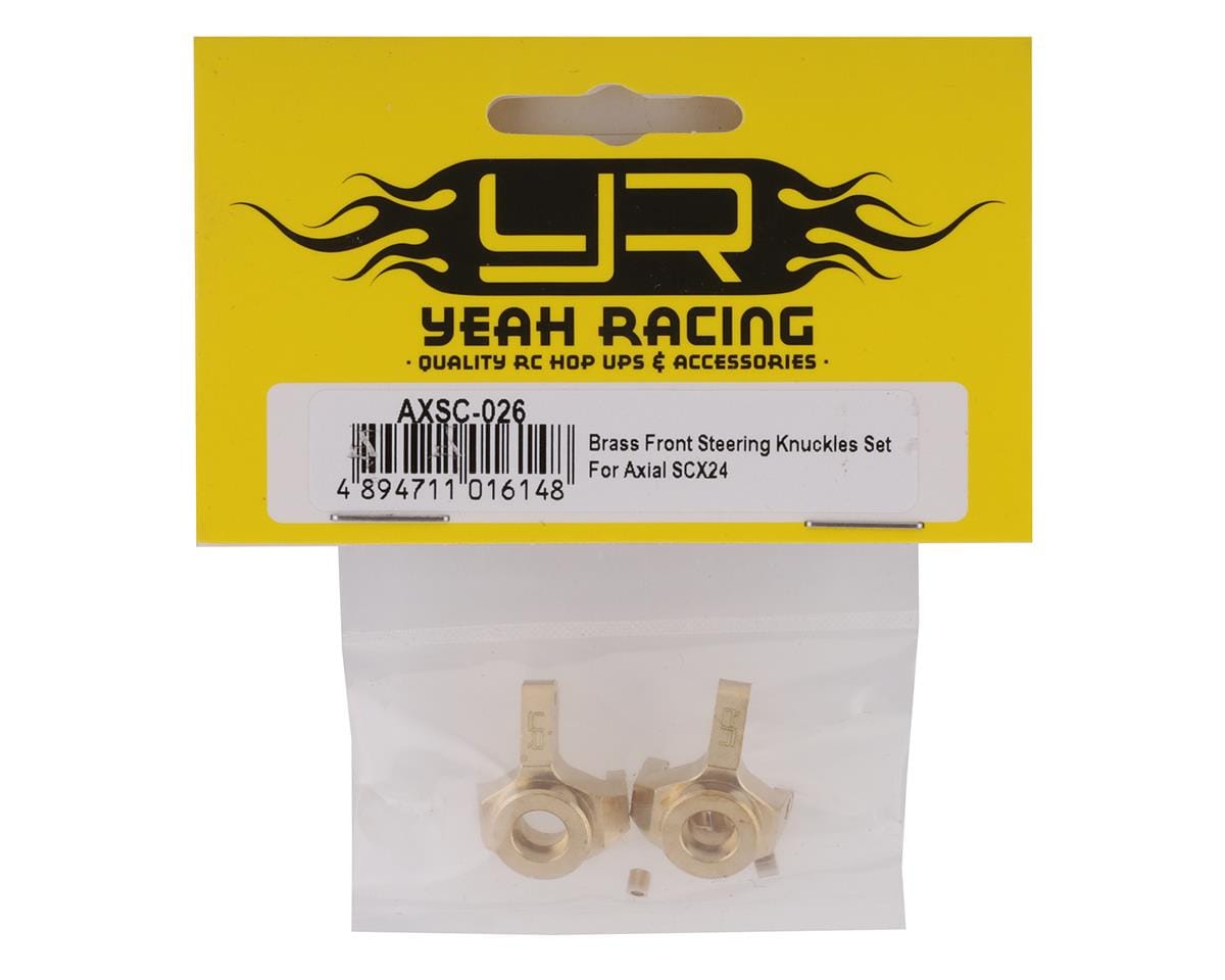 Yeah Racing SCX24 Brass Front Steering Knuckles Yeah Racing RC CARS - PARTS
