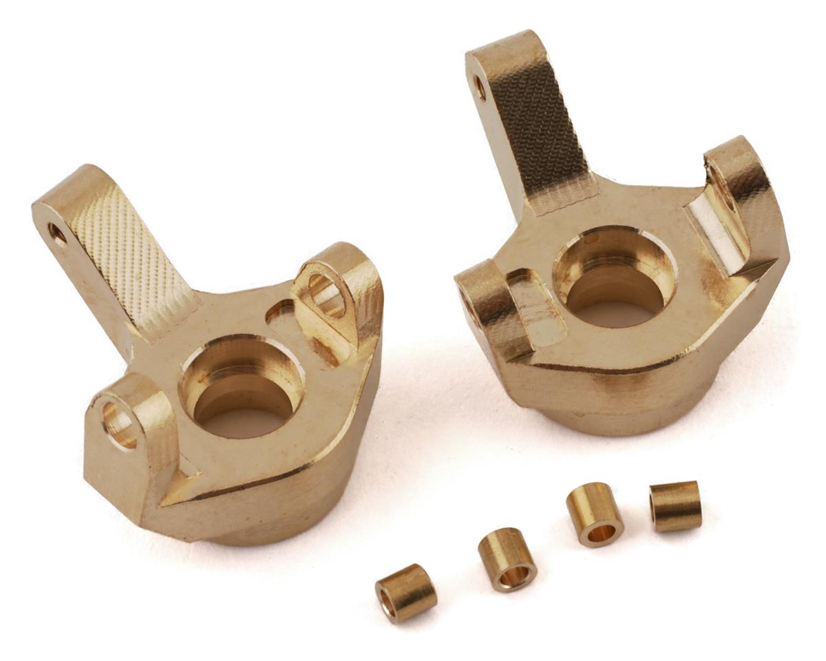 Yeah Racing SCX24 Brass Front Steering Knuckles Yeah Racing RC CARS - PARTS