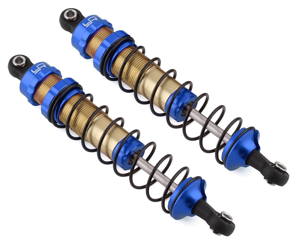 Yeah Racing Traxxas Slash/Stampede/Bandit Aluminum Big Bore Shocks (Blue) (2) - Hobbytech Toys