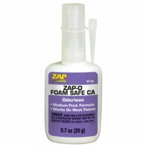 Zap O Foam Safe Ca Pt-25 20Gm Odourless - Requires Kicker Zap Glue SUPPLIES