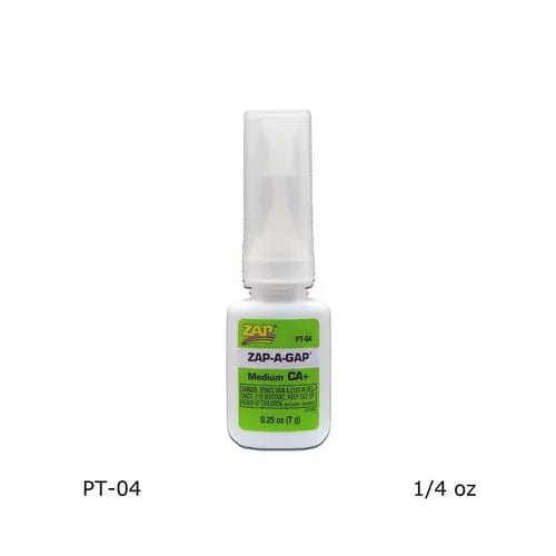 Zap Pt-04 Zap-A-Gap Medium1/4oz Green Zap Glue SUPPLIES