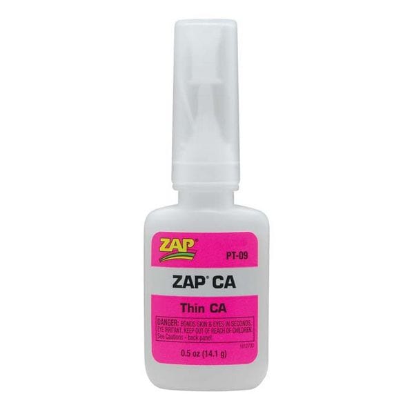 Zap Pt-09 Ca Thin 1/2oz Pink Zap Glue SUPPLIES
