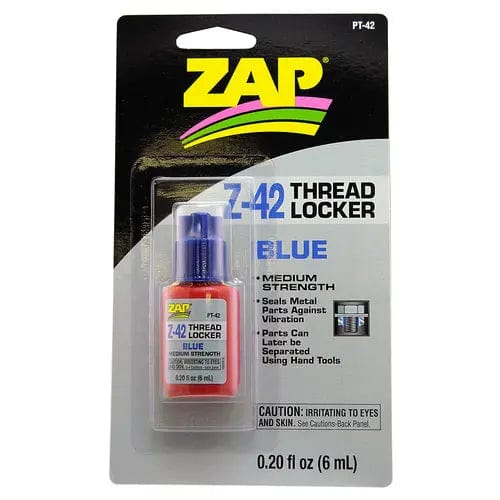 Zap Pt-42 Thread Locker Blue Medium Strength 2oz Zap Glue SUPPLIES