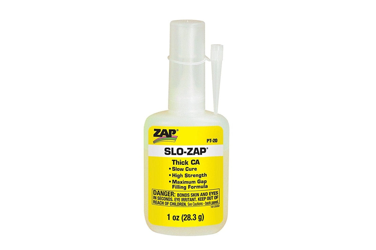 Zap Pt20 Slo Zap Thick Ca 1oz Zap Glue SUPPLIES