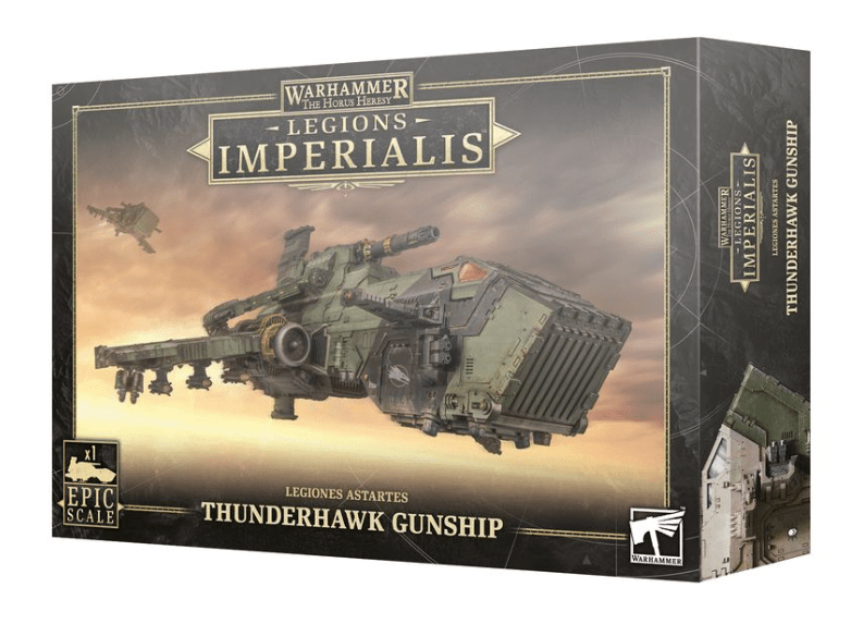 03 - 40 Legions Imperialis: Astartes Thunderhawk Gunship - Hobbytech Toys