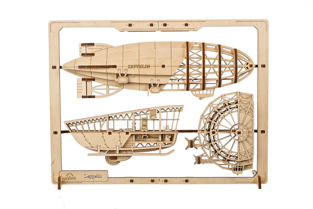 UGears 70208 Zeppelin 2.5D Wooden Puzzle - Hobbytech Toys