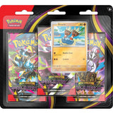 Pokemon TCG Mega Evolutions 5 Pitch Black Three Booster Blister
