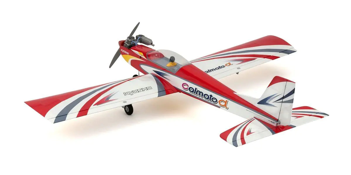 Kyosho  11258R Calmato Alpha 40 Sports EP/GP Toughlon (Red) ARF RC Plane - Hobbytech Toys