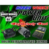 Hobby Works 1/10 4000kv 120A Brushless Motor Combo (5mm Shaft) - Hobbytech Toys