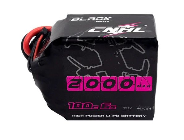 CNHL Black Series 2000mah 6S 22.2v 100c Lipo Battery - XT60**