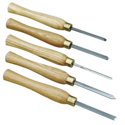 PROXXON 27023 Wood Turning Chisels (5pc Set) - Hobbytech Toys