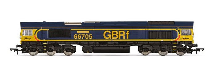 Hornby R30334 OO Scale GBRF Class 66 Co-Co 66705 Golden Jubilee - Era 9