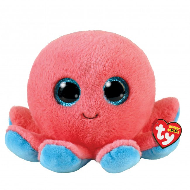 TY Beanie Boos SHELDON - Coral Octopus Reg - Hobbytech Toys