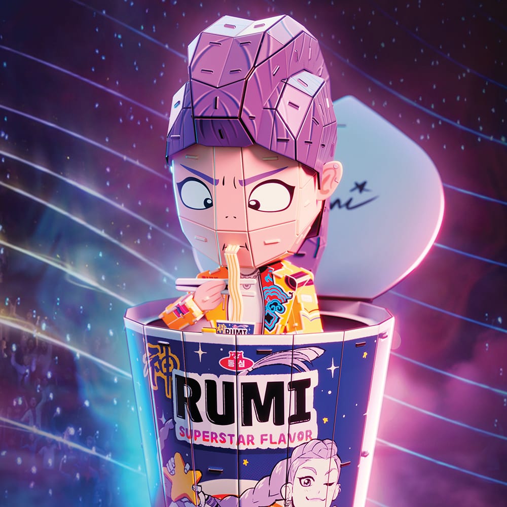 4D Build - KPop Demon Hunters Rumi Ramen Cup