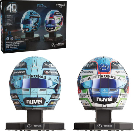 4D Build - Mercedes F1 Helmet Set