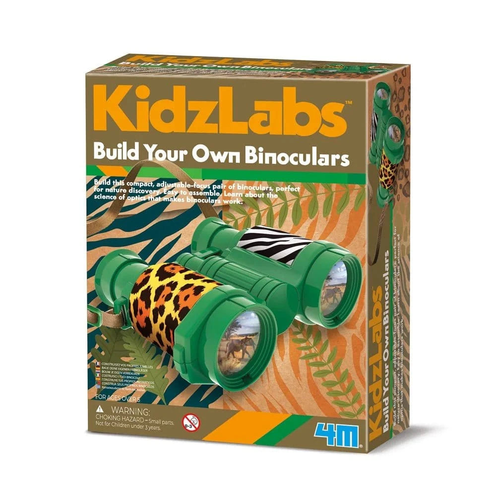 4M - KidzLabs - Build Your Own Binoculars - Hobbytech Toys