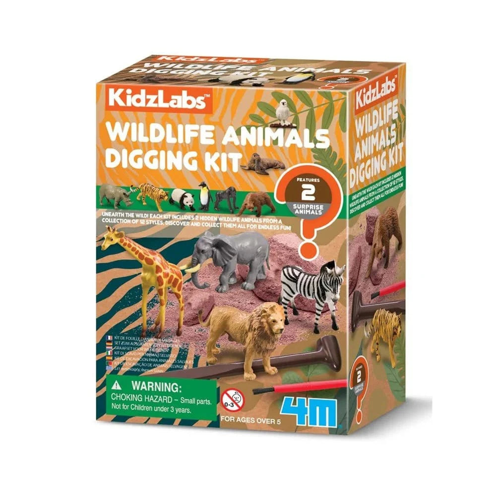 4M - KidzLabs - Wildlife Animals Digging Kit - Hobbytech Toys