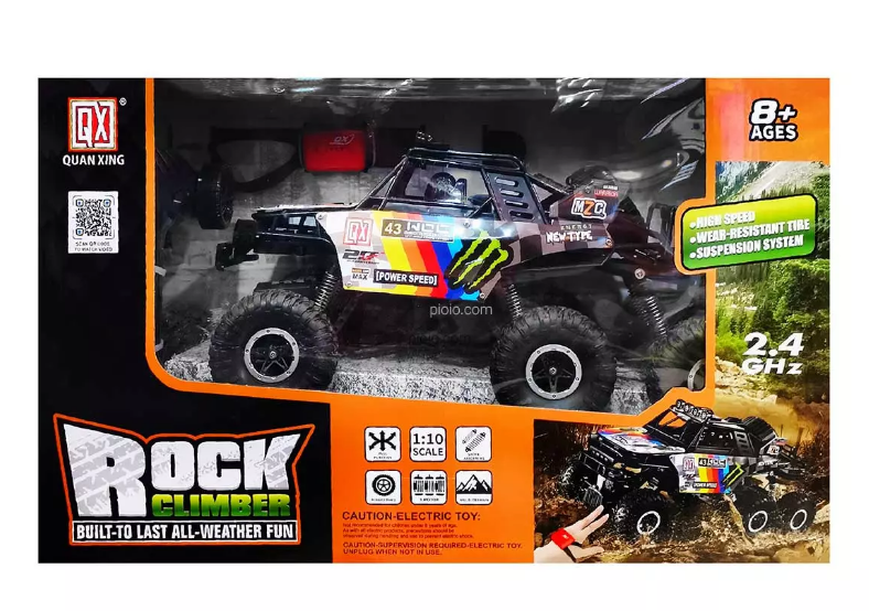 1/10 6x6 Toy RC Rock Crawler RTR - Assorted Colors