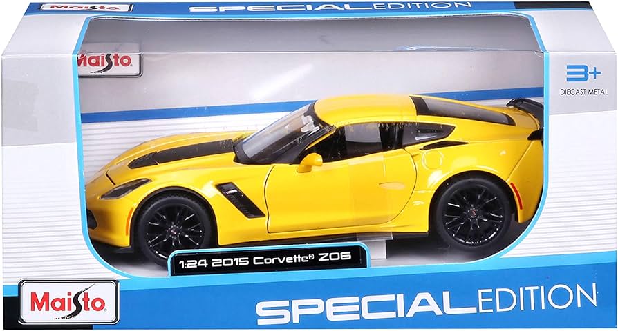 Maisto 1/24 2015 Chevrolet Corvette Z06 Coupe - Assorted Colours
