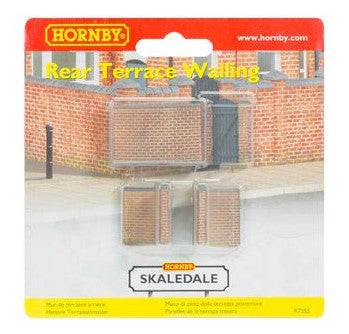 Hornby R7355 OO Scale Front And Right Hand Victorian Terrace House Garden Wall