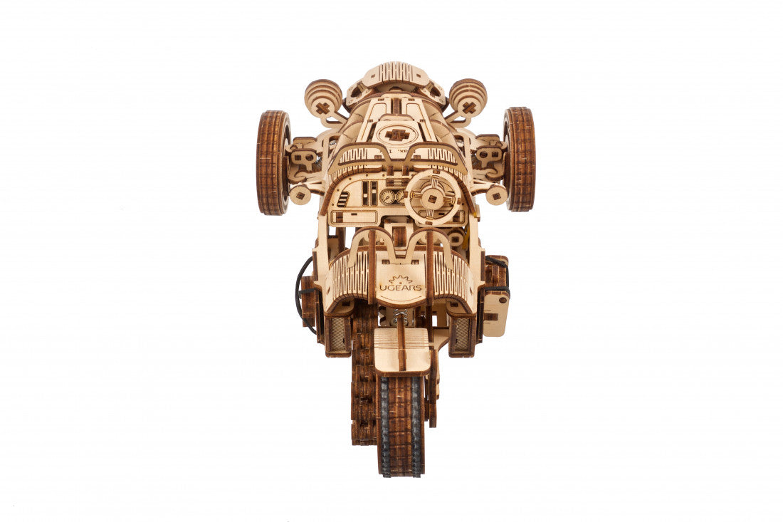 Ugears 70216 Three-Wheeler UGR-S Wooden Model Kit - Hobbytech Toys