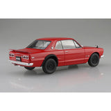 Aoshima 1/24 Snap KPGC10 Skyline HT 2000 GT-R 1970 Red