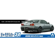 Aoshima 1/24 Nismo Bnr34 Skyline GT-R Z-Tune 04 Plastic Model Kit
