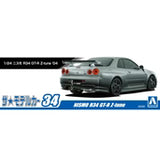 Aoshima 1/24 Nismo Bnr34 Skyline GT-R Z-Tune 04 Plastic Model Kit