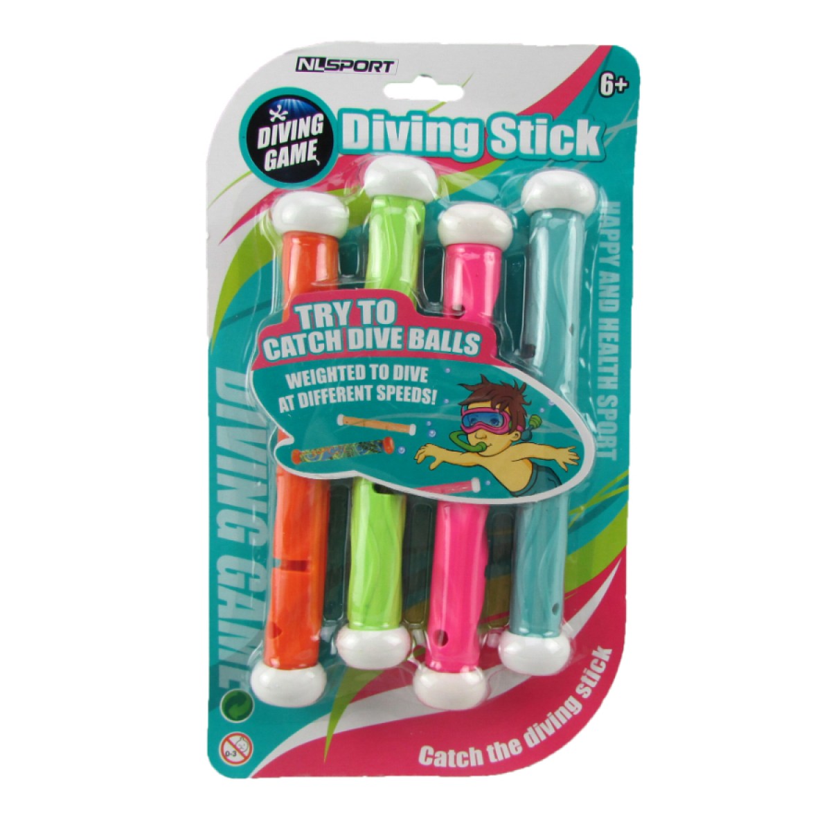 Dive Sticks 4 Pack Assorted - Hobbytech Toys