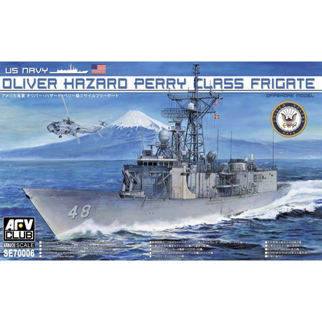 AFV Club 1/700 US Navy Oliver Hazard Perry Class Frigate Plastic Model Kit - Hobbytech Toys