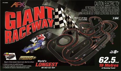 AFX 22020 Giant Raceway Mega G Slot Car Set Set - Hobbytech Toys