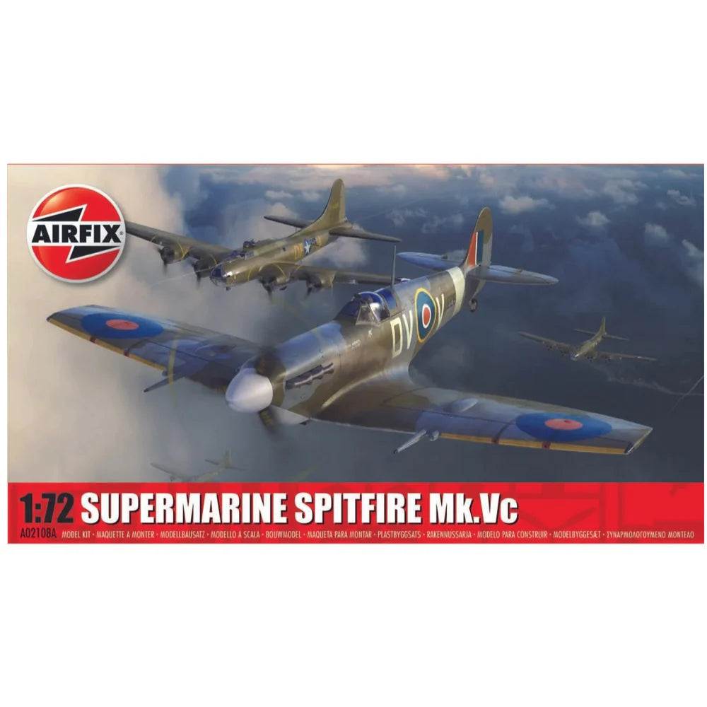 Airfix 02108A 1/72 Supermarine Spitfire Mk.VC Plastic Model Kit