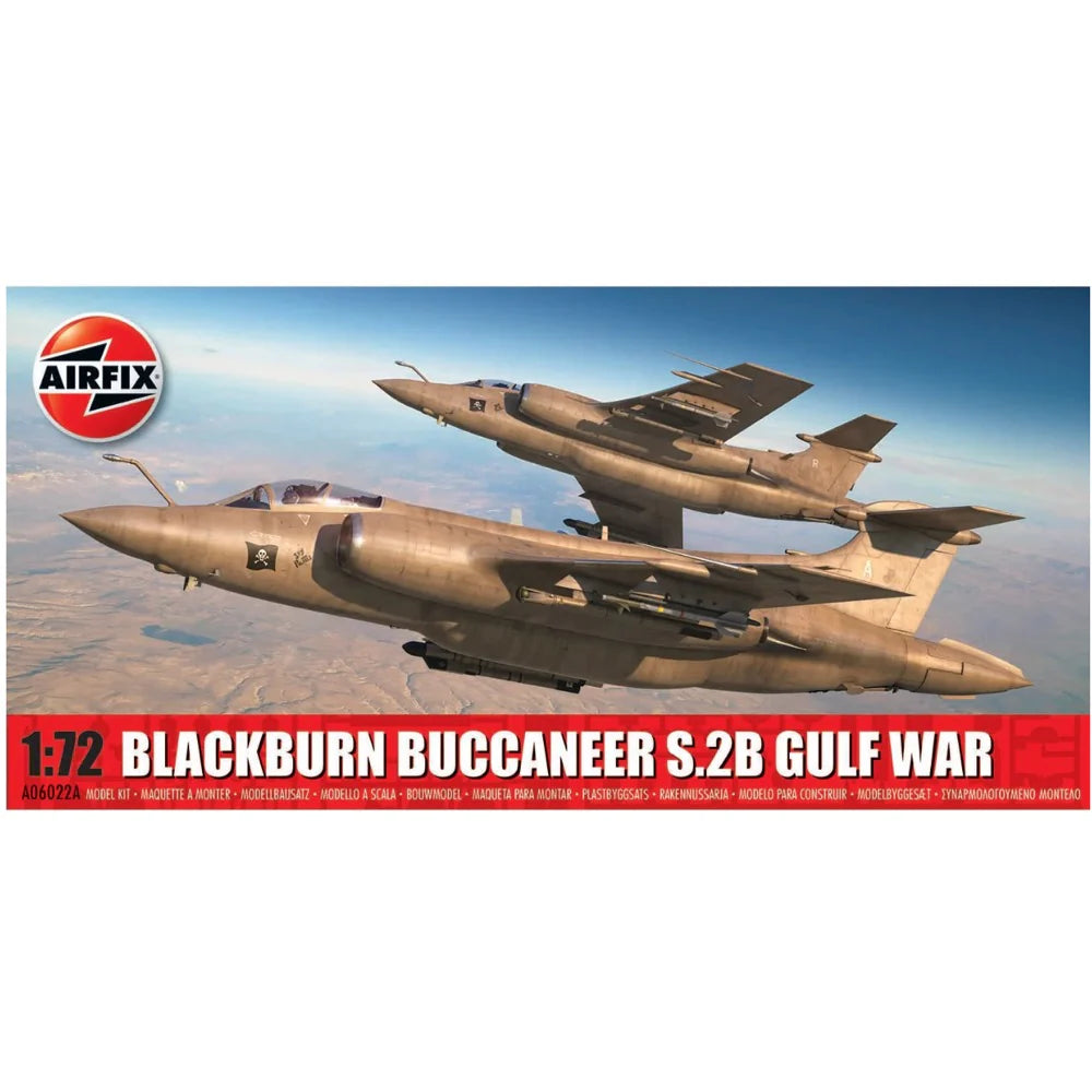 Airfix 06022A 1/72 Blackburn Buccaneer S.2 Gulf War Plastic Model Kit - Hobbytech Toys