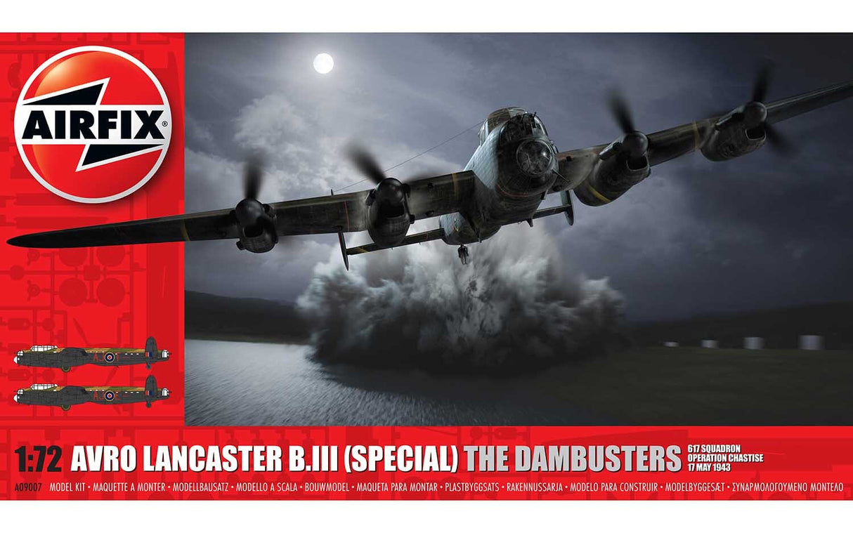 Airfix 09007A 1/72 AVRO Lancaster B.III (Special) - The Dambusters Plastic Model Kit