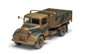 Airfix A1380 1/35 WWII British Army 30-cwt 4X2 GS Truck Plastic Model Kit - Hobbytech Toys