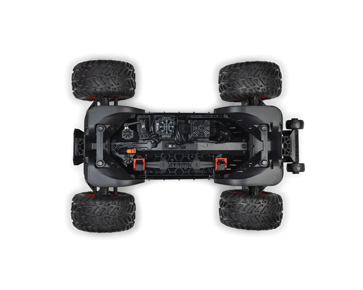 Arrma Quake 4S BLX 1/8 4X4 Monster Truck RTR - Black/Red