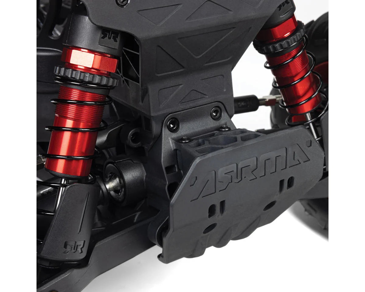 Arrma Quake 4S BLX 1/8 4X4 Monster Truck RTR - Black/Red