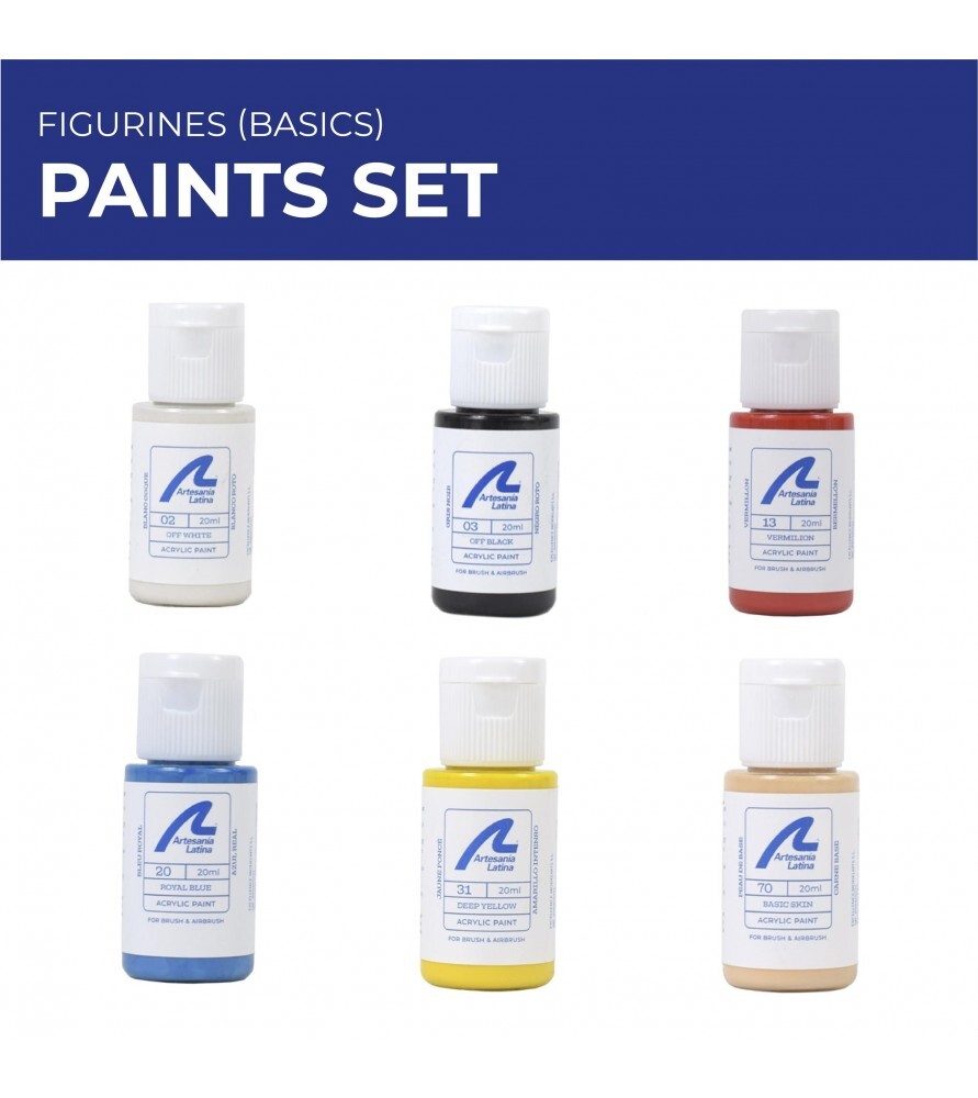Artesania Paint Set for Figurines (Basic) 6x20mL [277PACK14]
